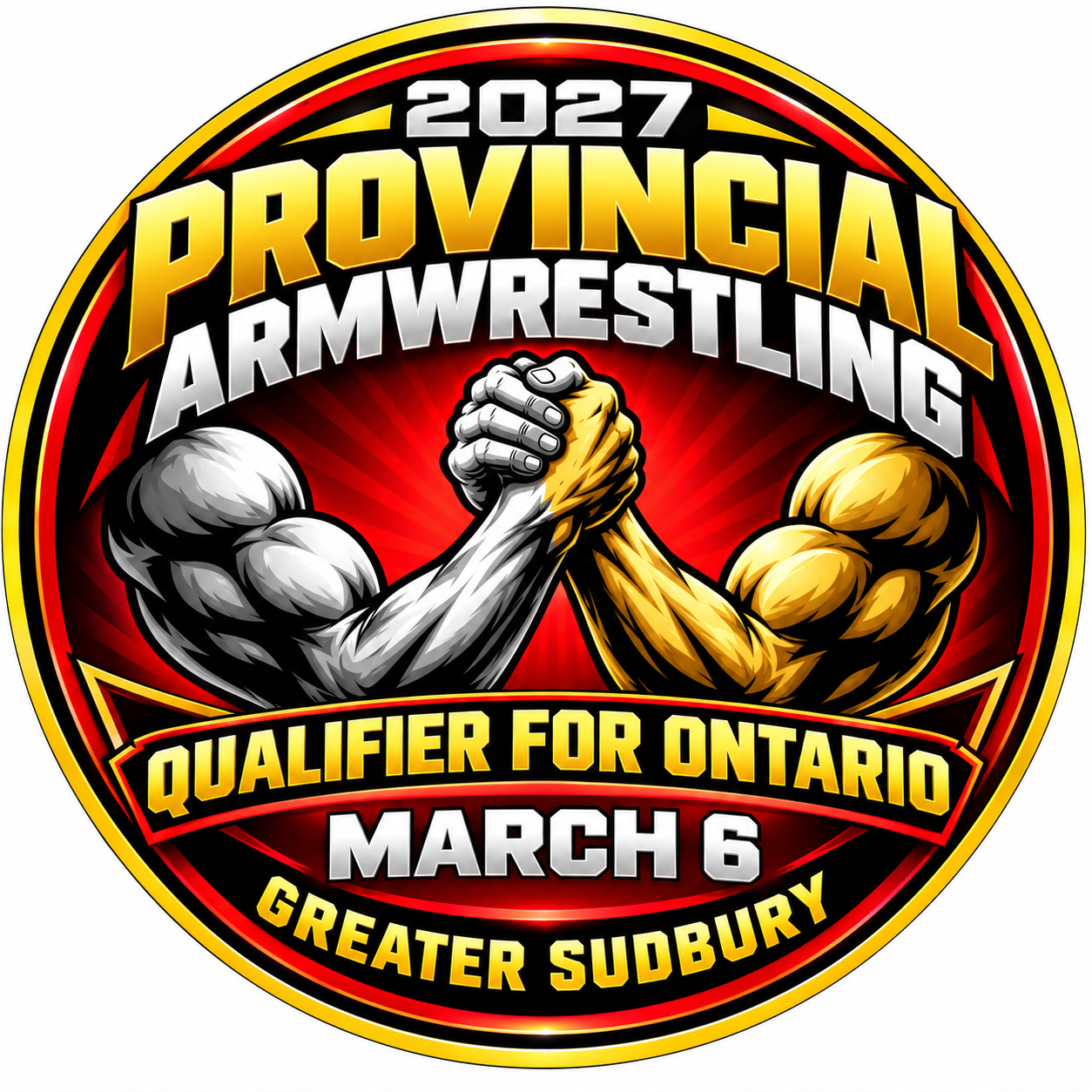 2027 Provincial Armwrestling Qualifier for Ontario badge